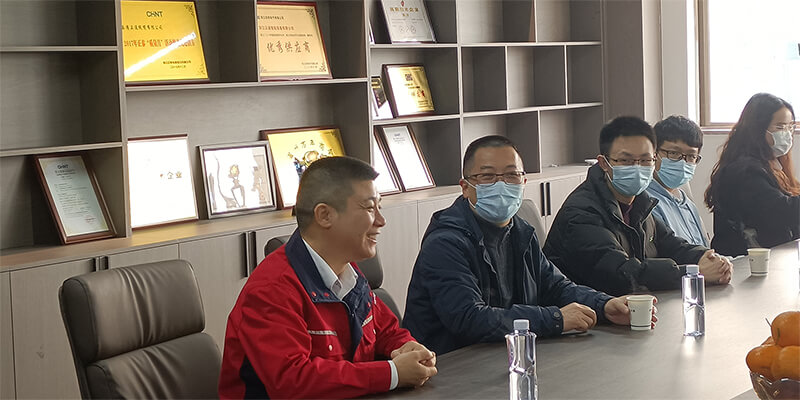 歡迎天正集團工業(yè)化副總裁一行蒞臨我司參觀指導工作！